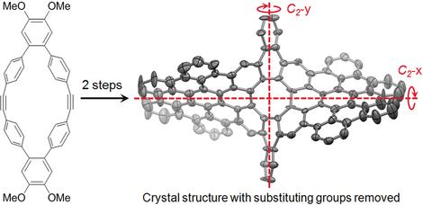 A Twisted Nanographene Consisting Of 96 Carbon Atoms Angewandte Chemie