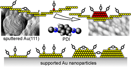 1 4 Phenylene Diisocyanide PDI Interaction With Low Coordinated Gold