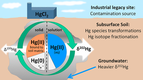 Mercury Isotope Fractionation In The Subsurface Of A Hg II Chloride