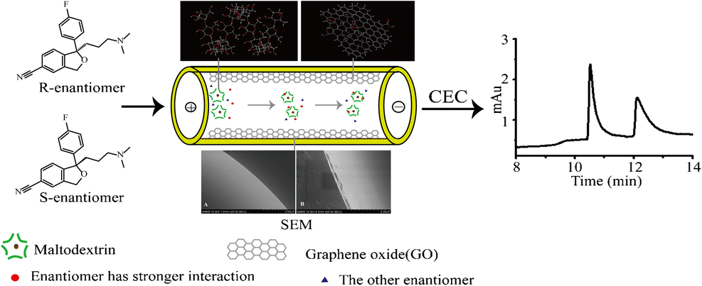 Maltodextrin Modified Graphene Oxide For Improved Enantiomeric