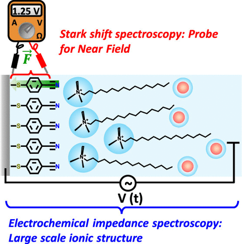 electric fields at metal–surfactant interfaces