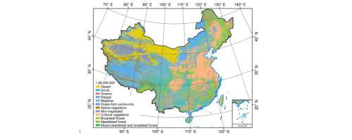 An Updated Vegetation Map Of China 1 1000000 Science Bulletin X MOL