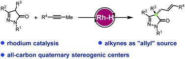 Rhodium Catalyzed Regio And Enantioselective Allylic Alkylation Of