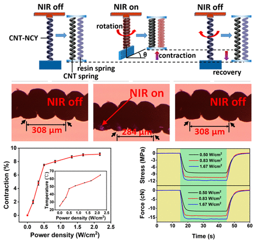 A Photoactuator Based On Stiffness Variable Carbon Nanotube