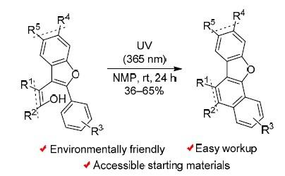 Photochemical Synthesis Of Novel Naphtho 1 2 B Benzofuran Derivatives