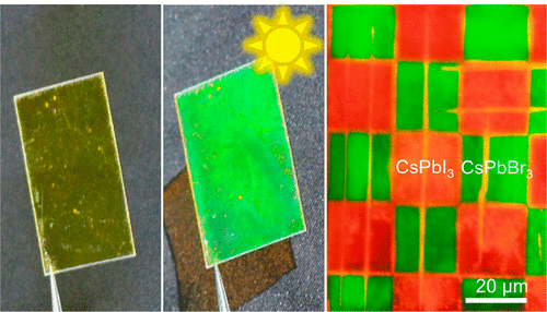 Large Area Synthesis And Patterning Of All Inorganic Lead Halide