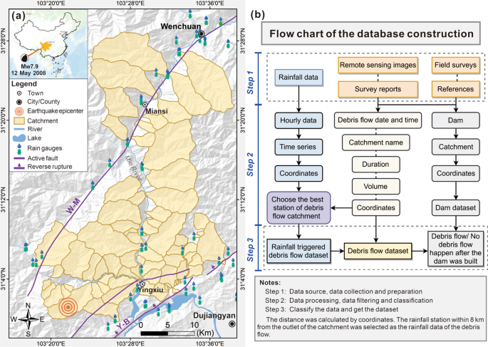 Two Multi Temporal Datasets To Track Debris Flow After The 2008