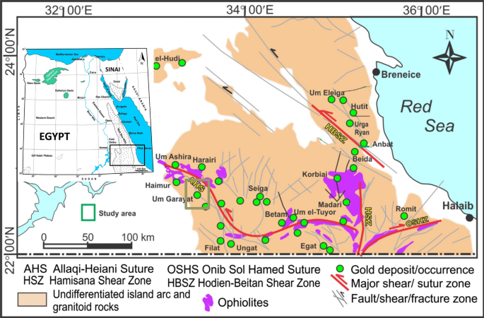 Magnetic Signature Of Gold Deposits Example From Um Garayat Region