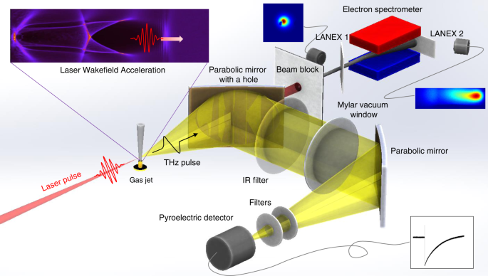 Multi Millijoule Terahertz Emission From Laser Wakefield Accelerated