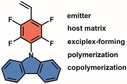 Tetrafluorovinylphenyl Carbazole As A Multifunctional Material For