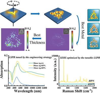 Hot Spot Engineering In Hierarchical Plasmonic Nanostructures