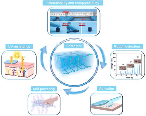 All Polymer Piezoelectric Elastomer With High Stretchability Low