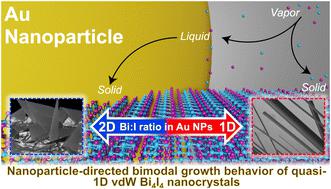 Nanoparticle Directed Bimodal Crystallization Of The Quasi D Van Der