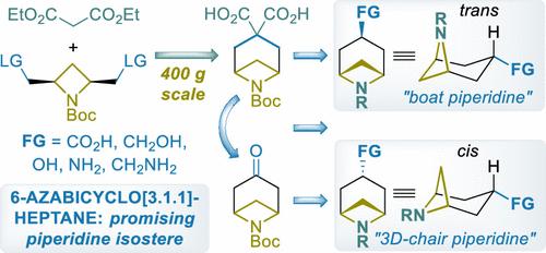 3 Substituted 6 Azabicyclo 3 1 1 Heptanes Nonclassical Piperidine