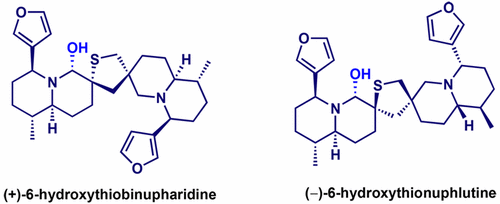 symmetrically, total synthesis of unsymmetrically oxidized nuphar thioalkaloids