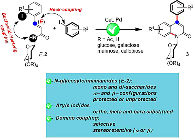 Selective Palladiumcatalyzed Domino Heck Buchwaldhartwig Arylations