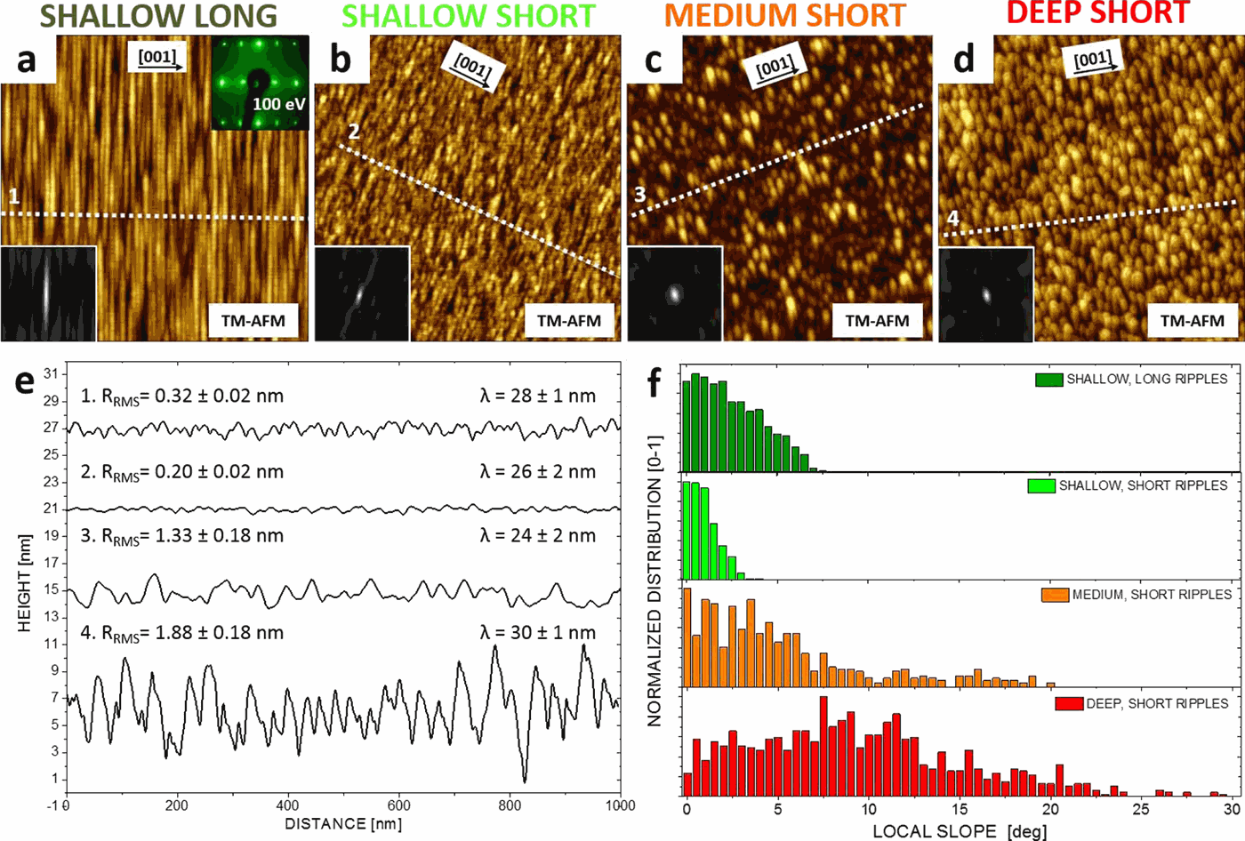 Influence Of Tio Surface Roughness On Growth And Stability Of