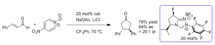 scheme 8. 3,4-二苯基环戊酮的不对称合成(图片来源: j. am. chem.