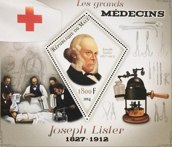 19世纪,医生约瑟夫李斯特(joseph lister)发现,手术服上的细菌可能