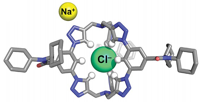 一个"有故事"的分子笼:它和氯离子的亲和力在二氯甲烷(介电常数为8