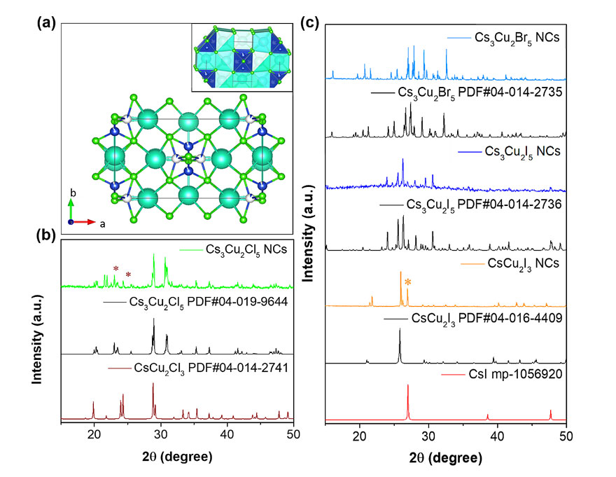 Chem Mater 室温合成可打印的稳定Cs3Cu2X5 X I Br I Br Br Cl Cl 纳米晶体 X MOL资讯
