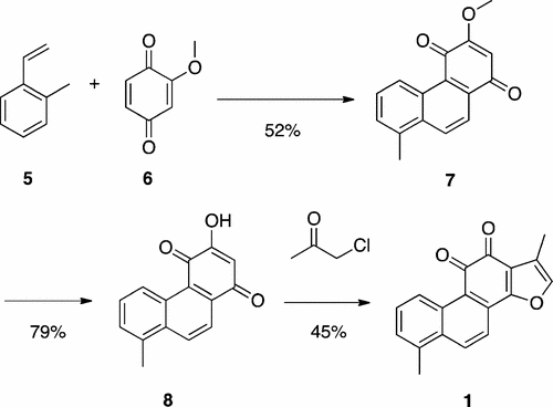 丹参酮I的全合成,Journal of Natural Products - X-MOL