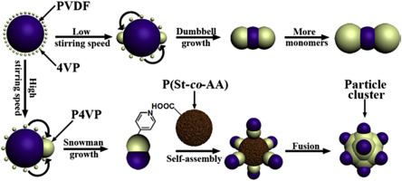 Raspberry-like patchy particles achieved by decorating carboxylated ...