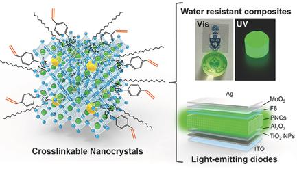 Chemically Addressable Perovskite Nanocrystals for Light‐Emitting ...