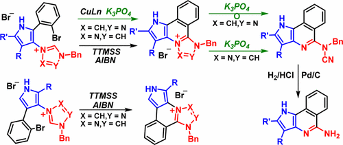 Synthesis Of Pyrrolotriazoloisoquinoline Frameworks By Intramolecular Cu Mediated Or Free Radical Arylation Of Triazoles The Journal Of Organic Chemistry X Mol