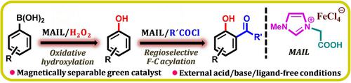 Acid-Functionalised Magnetic Ionic Liquid [AcMIm]FeCl4 as Catalyst for ...