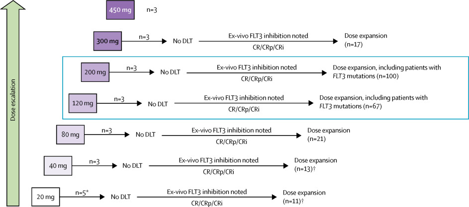 Selective inhibition of FLT3 by gilteritinib in relapsed or refractory ...