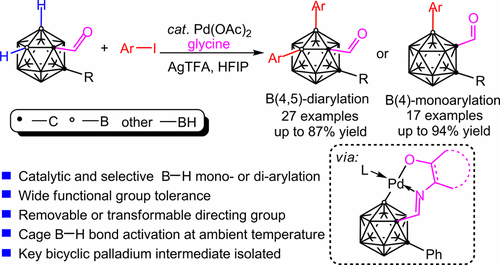 Selective Catalytic B–H Arylation Of O-Carboanyl Aldehydes By A ...