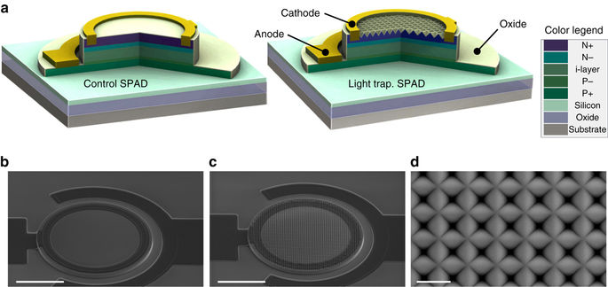 Silicon Single-photon Avalanche Diodes With Nano-structured Light ...