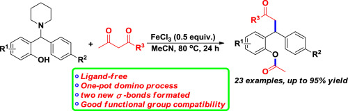 Synthesis Of Polysubstituted Phenyl Acetates Via Fecl3 Mediated Domino