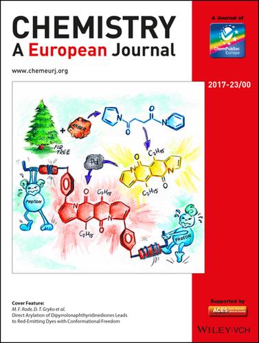 Cover Feature Direct Arylation Of Dipyrrolonaphthyridinediones Leads To Red Emitting Dyes With Conformational Freedom Chem Eur J 4 18 Chemistry A European Journal X Mol
