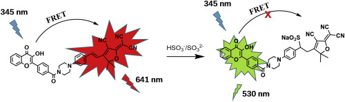 A far-red ratiometric fluorescent probe for SO2 derivatives based on ...