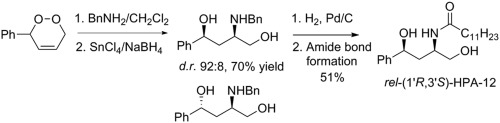 A domino KornblumDeLaMare/azaMichael reaction of 3,6dihydro1,2