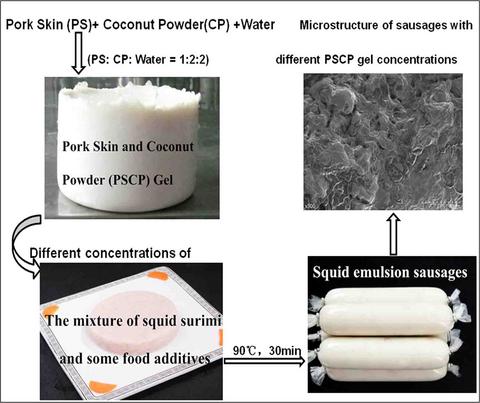 Production Of Squid Emulsion Sausages Using Pork Skin And Coconut Powder Mixture As Fat Replacers International Journal Of Food Science Technology X Mol