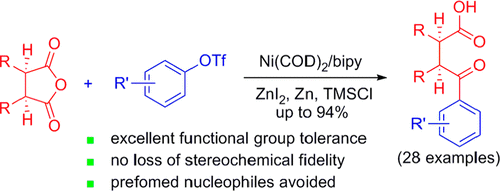 Nickel-Catalyzed Desymmetrizing Cross-Electrophile Coupling Of Cyclic ...