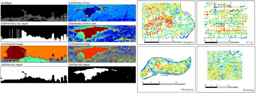 A fast approach for large-scale Sky View Factor estimation using street ...