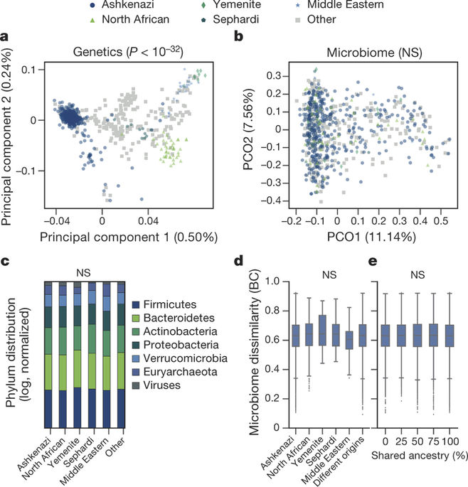 Environment dominates over host genetics in shaping human gut ...