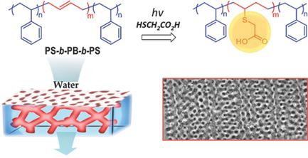 Functionalized Nanochannels From Self‐Assembled And Photomodified Poly ...