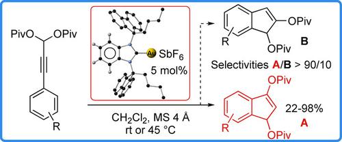 Regioselective Synthesis Of Indene From 3 Aryl Propargylic Gem Dipivalates Catalyzed By N Heterocyclic Carbene Gold I Complexes Advanced Synthesis Catalysis X Mol