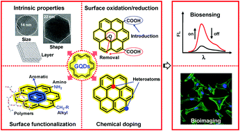 Tuning The Optical Properties Of Graphene Quantum Dots For Biosensing ...