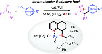Pd催化的烯烃与芳基溴化物的还原Heck反应形成Csp 2 –Csp 3 键 † ,Chemical Communications - X-MOL