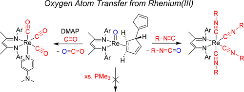 Reductions Of A Rhenium Iii Terminal Oxo Complex By Isocyanides And Carbon Monoxide Organometallics X Mol