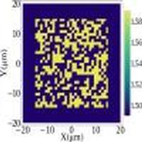 Modal area statistics for transverse Anderson localization in ...