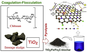 Sewage Sludge Derived Tio2 Fe Fe3c Biochar Composite As An Efficient Heterogeneous Catalyst For Degradation Of Methylene Blue Chemosphere X Mol