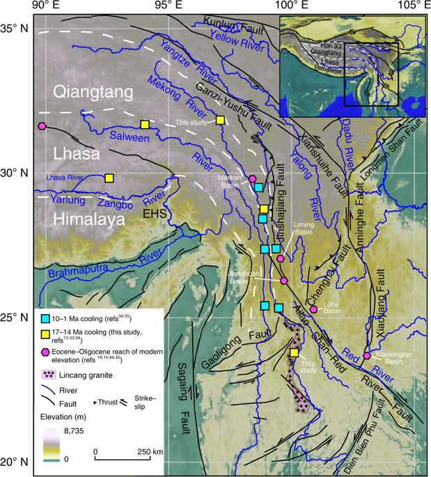 Rapid Incision Of The Mekong River In The Middle Miocene Linked To ...