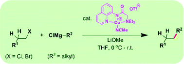 Synthesis Of Quinolinyl Based Pincer Copper Ii Complexes An Efficient Catalyst System For Kumada Coupling Of Alkyl Chlorides And Bromides With Alkyl Grignard Reagents Dalton Transactions X Mol
